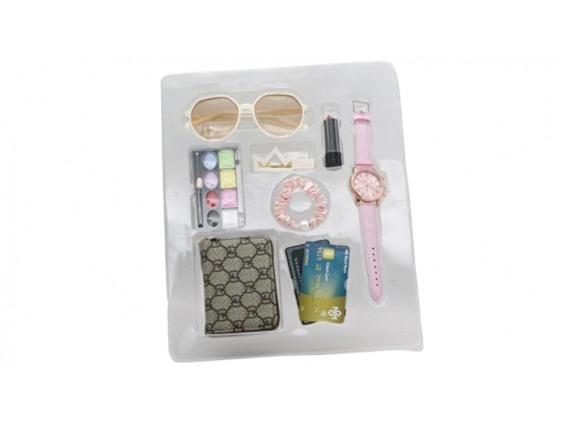 Girls accessories toy with bank card