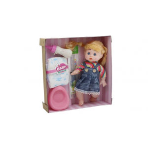 Doll toy with diaper