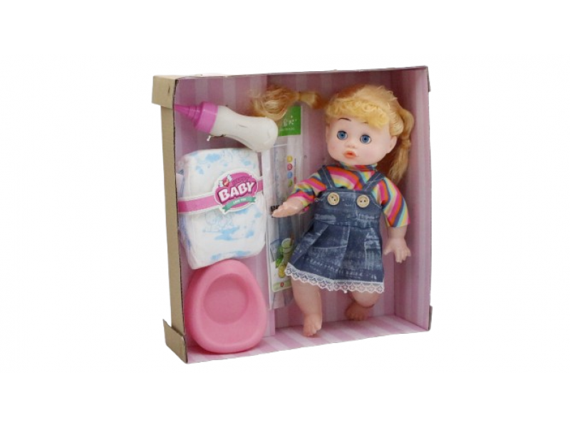 Doll toy with diaper