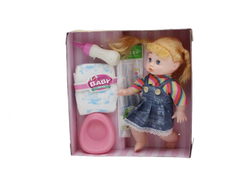 Doll toy with diaper