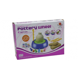 Pottery making game with colors