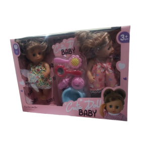 Baby Doll Set (Two-piece with Accessories)