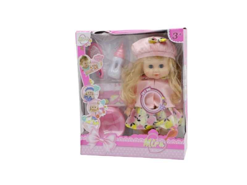 Doll with breastfeeding game