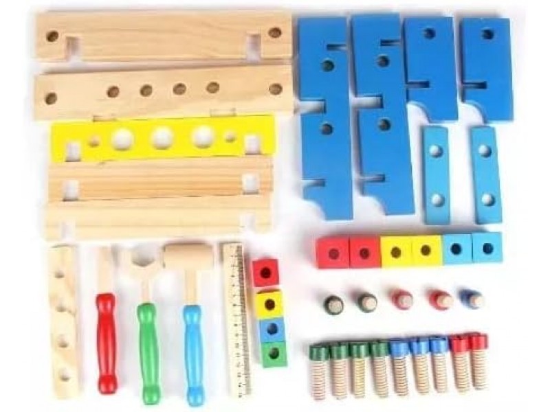 Wooden Shape Assembly Toy