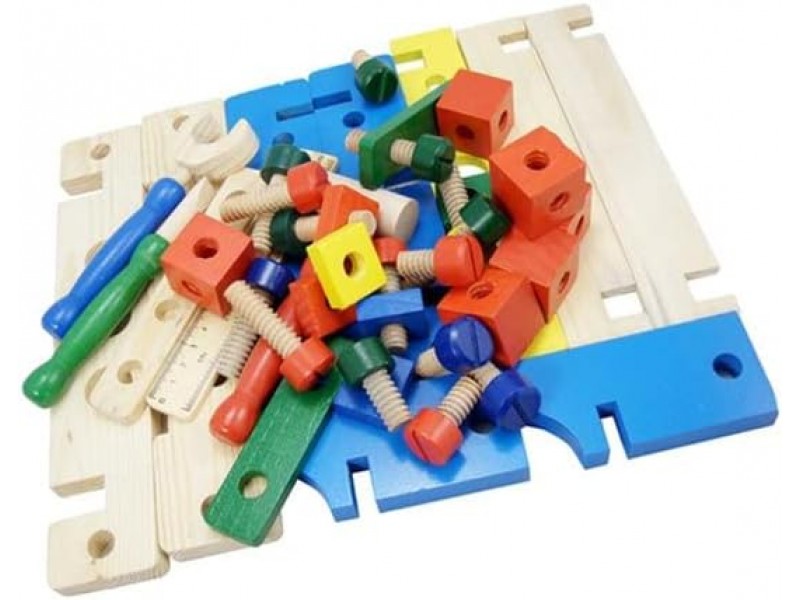 Wooden Shape Assembly Toy