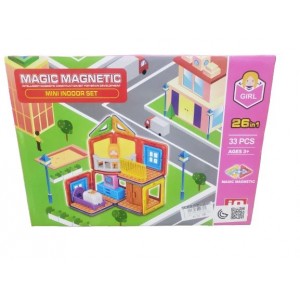 Magnetic building blocks for children 33 pieces