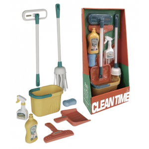 "I bought a new cleaning tools set to clean the house.