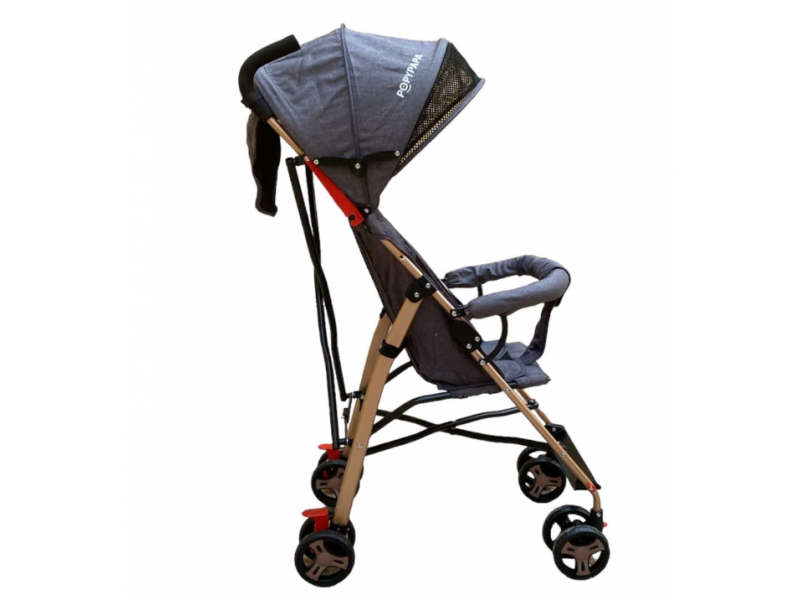 New High Quality Foldable Baby Stroller (Dark Grey)