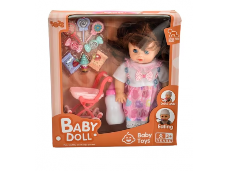 Doll with food game