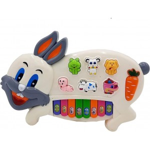 Funny educational musical rabbit piano for kids