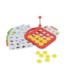 Memory game with an hourglass timer