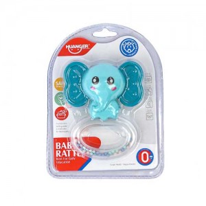 Elephant shaped baby teether