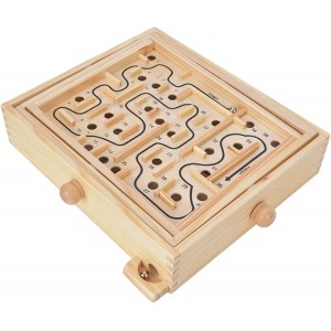 Educational wooden games for children, mazes, board games, ball games and puzzles