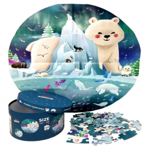 Circular paper puzzle