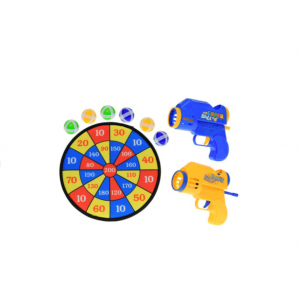 Toy gun set with balls and targets