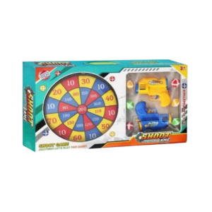 Toy gun set with balls and targets