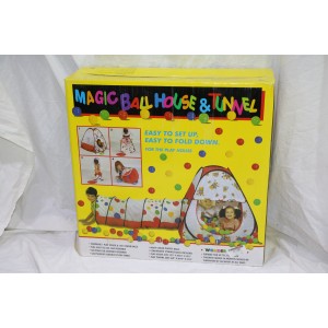 Ball tent with tunnel 