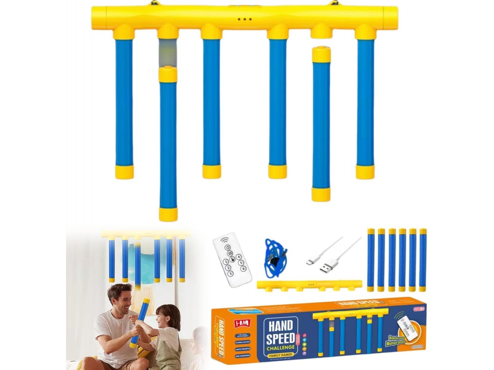 Falling Sticks Catching Game