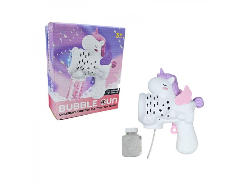Bubble gun with amazing lights