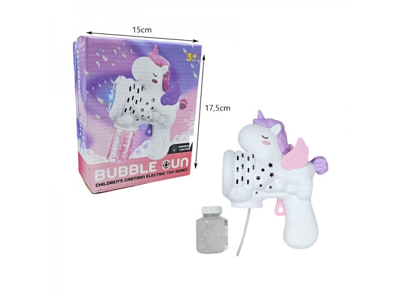 Bubble gun with amazing lights