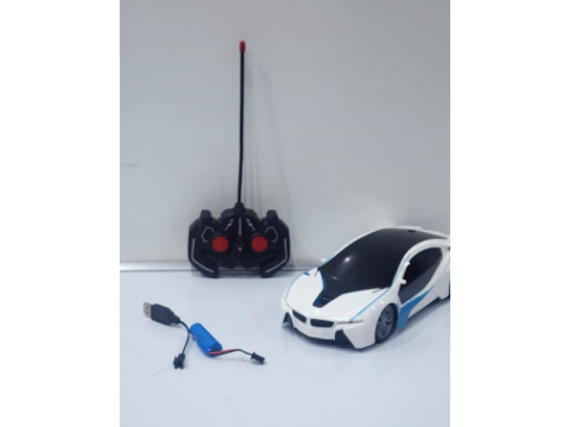Rastar BMW i8 Remote Control Racing Car, 1:24 Scale, Color May Vary, White 
