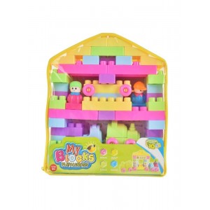 Building Blocks with Stickers 67 Pieces