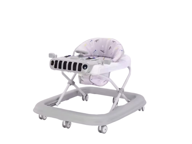 Baby walker in the shape of a car