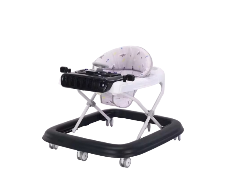 Baby walker in the shape of a car