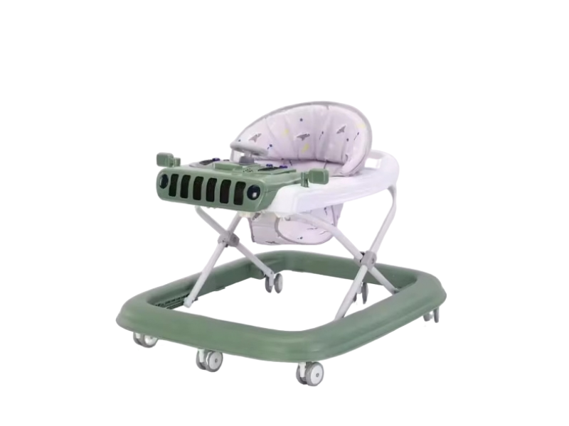 Baby walker in the shape of a car