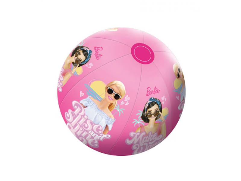 High Quality Inflatable Beach Ball Printed Barbie, Multicolor 