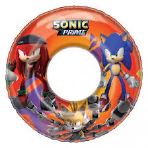 Kids' swimming float featuring a cartoon character from the animated series Sonic the Hedgehog.
