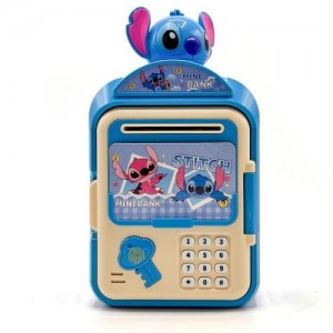 Stitch character multifunctional electronic piggy bank. 