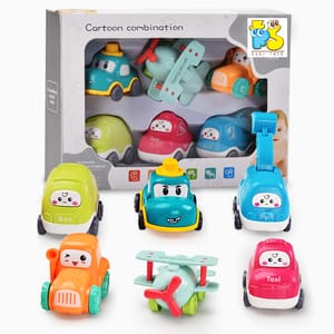 Yangen Cartoon Inertial Car Playset 