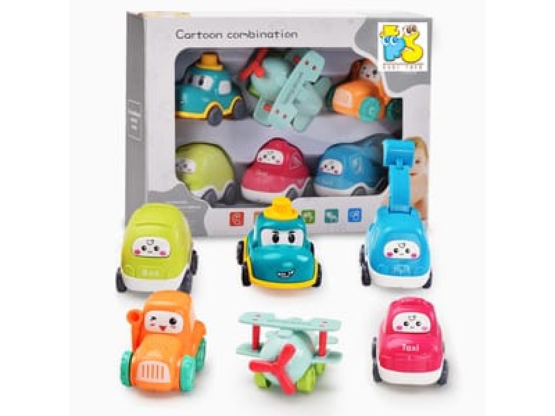 Yangen Cartoon Inertial Car Playset 