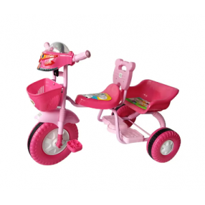 Colorful tricycle with double seat  Colorful tricycle with double seat