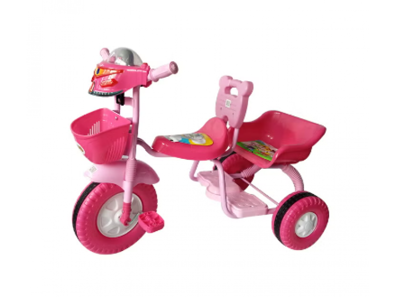 Colorful tricycle with double seat  Colorful tricycle with double seat