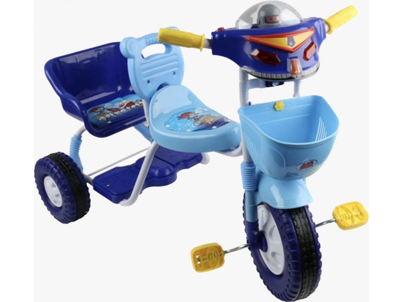 Colorful tricycle with double seat  Colorful tricycle with double seat