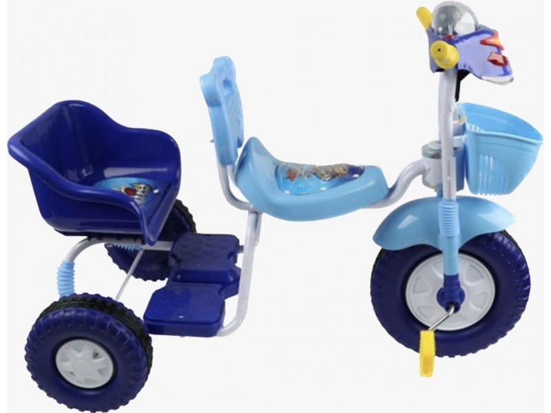 Colorful tricycle with double seat  Colorful tricycle with double seat