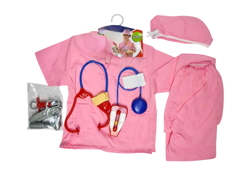 طقم ملابس مهن للاطفال (ممرضة) من 3 سنوات الى 7 سنوات