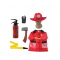 زي رجل الإطفاء للأطفال - مجموعة إكسسوارات تظاهرية للأولاد والبنات 