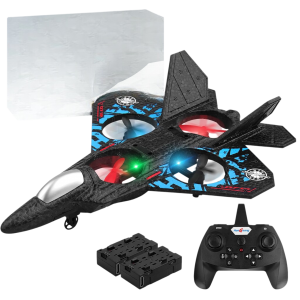 This is a remote-controlled fighter jet of the "Snatcher" model. 