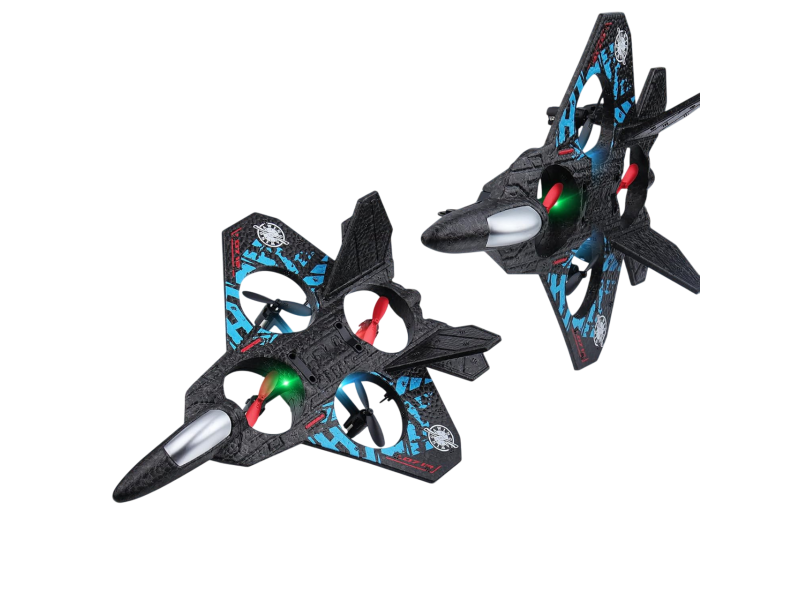 This is a remote-controlled fighter jet of the "Snatcher" model. 