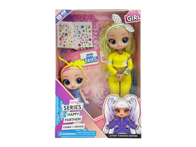 مجموعة دمى للبنات بتصميم عصري جديد