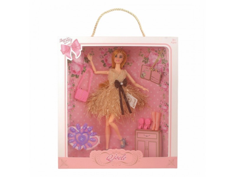 مجموعة عروسة بناتي مع اكسسوارات