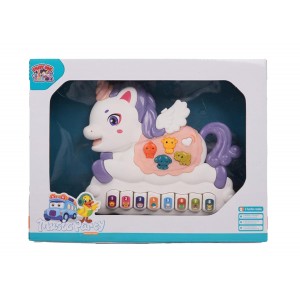 لعبة بيانو يونيكورن للأطفال | أضواء وامضة، أصوات حيوانات وموسيقى | لعبة موسيقية تعليمية تفاعلية للأطفال من عمر 12 شهرًا فما فوق 