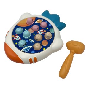 لعبة "اضرب الخلد" الصاروخية الكهربائية، لعبة تفاعلية للأطفال، لعبة تعليمية مبكرة