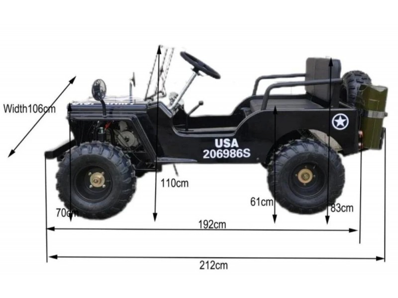 سيارة سفاري جيب ميني بنزين 150 سيسي 2026