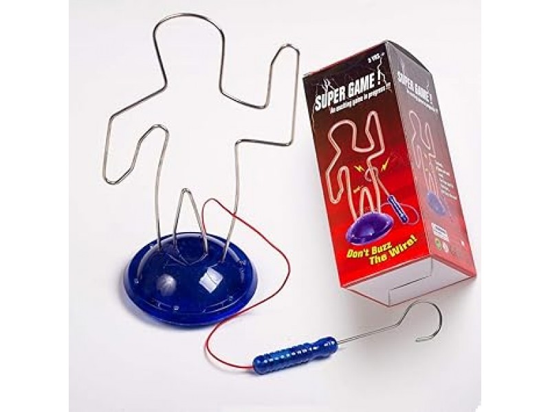 لعبة  الأعصاب تمرير الحلقة من بداية اللعبة إلى النهاية دون لمس السلك