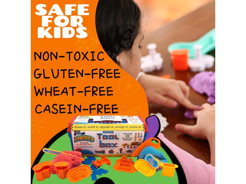 ماد ماتر صندوق الرمل السحري للعب مع الأدوات الخاصة به