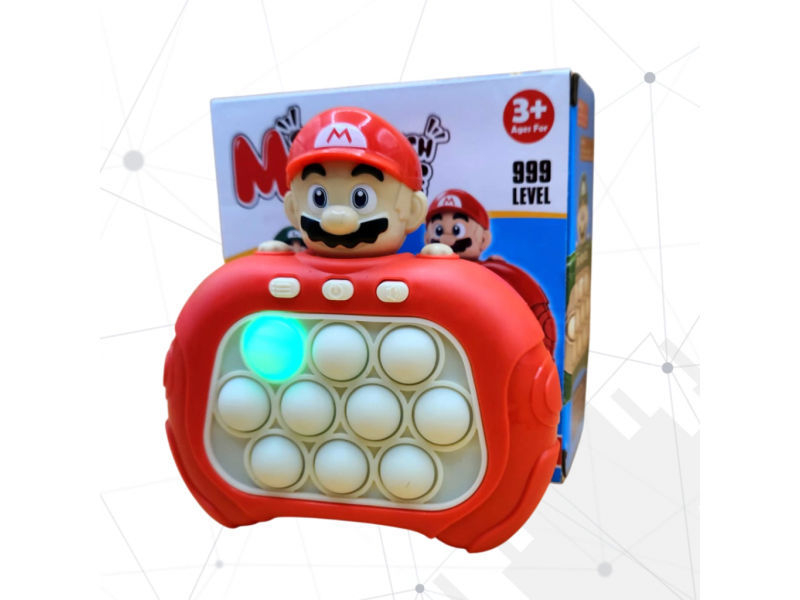 لعبة Pop It الإلكترونية الحسية المضادة للتوتر - شخصيات سوبر ماريو